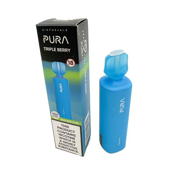 Pura 800 Puffs Triple Berry Flavour - 20mg