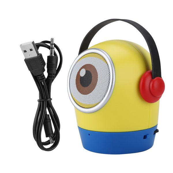 JY-WT Portable Shape for Minions Bluetooth Speaker Built in Lithium Battery