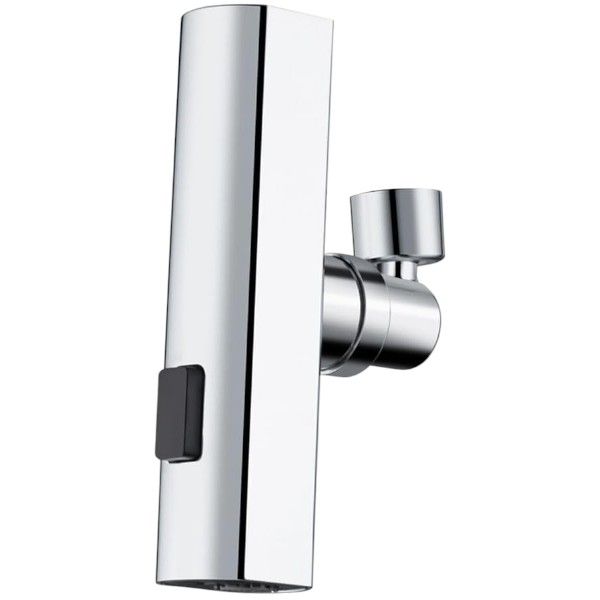 360 Rotational Faucet Adapter With Adjustable Water Flow Modes - Silver