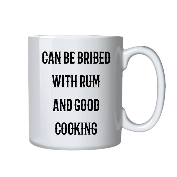 Rum and Good Cooking Coffee Mug - Best Funny Novelty Cup - Ideal Gift Idea