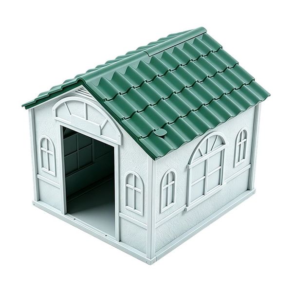 Pet Kennel Water Resistant Plastic Dog House Outdoor