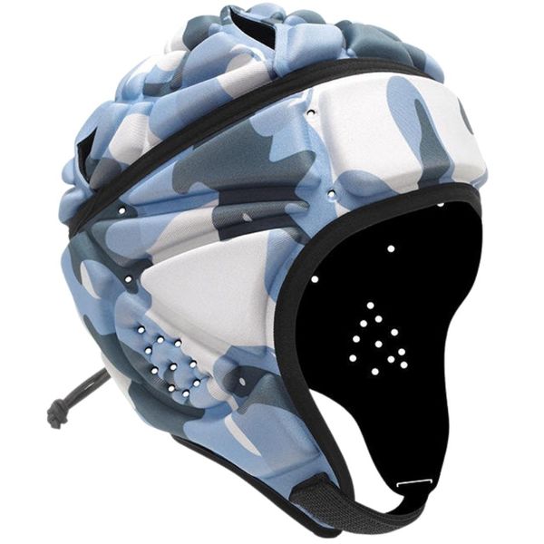 Collide Sport - Camouflage Rugby Scrum Cap - Blue &amp; White - Large