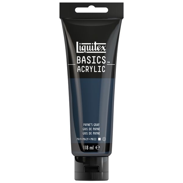 Liquitex Basics Acrylic Colour 118ml Tube - Paynes Grey
