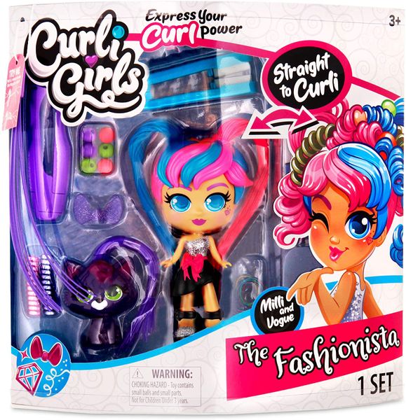 Curli Girls Doll With Pet