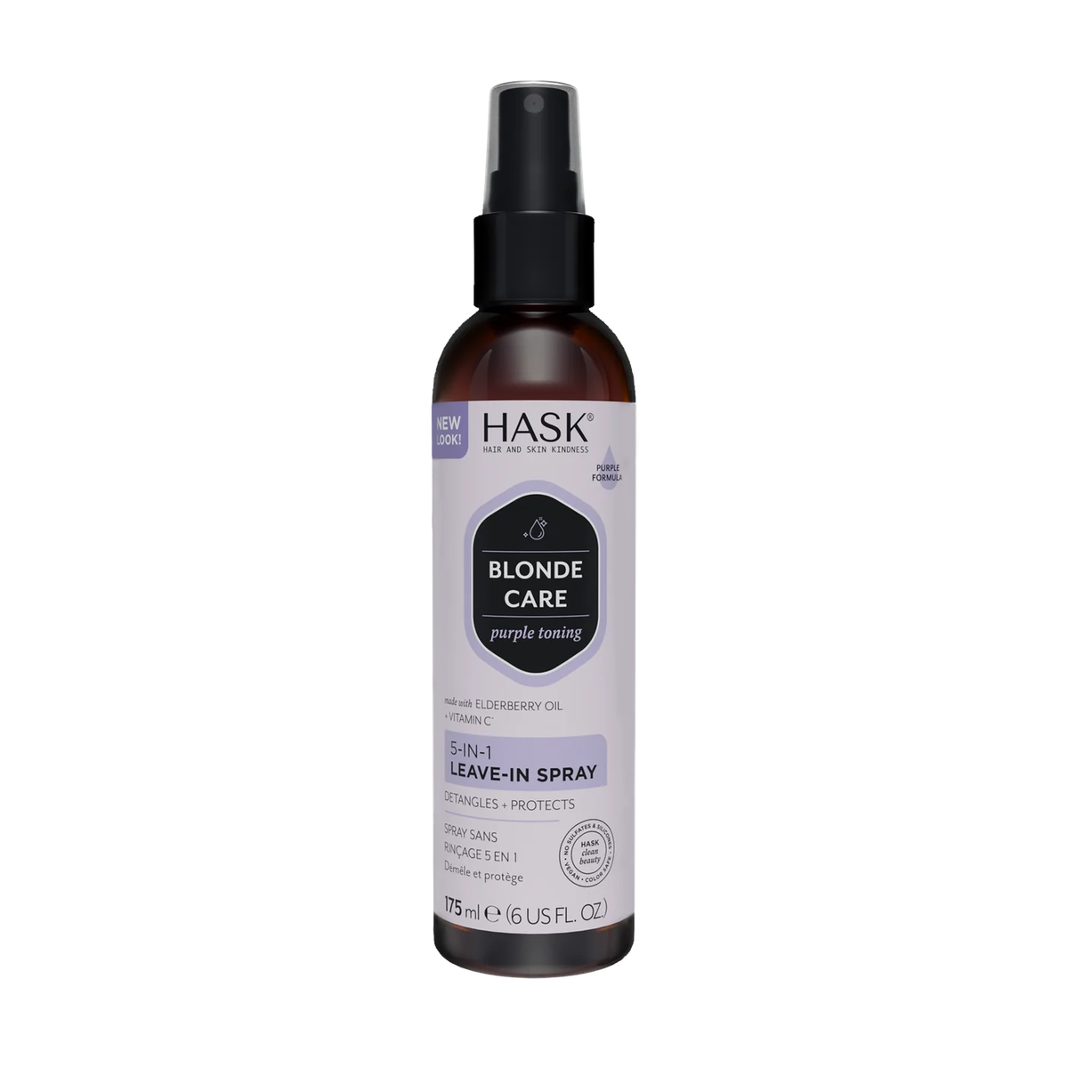Hask Blonde Care Purple Toning 5-In-1 Leave In Spray 175ml