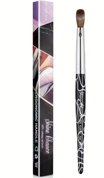 100% Pure Kolinsky Acrylic Nail Brush - Size 12