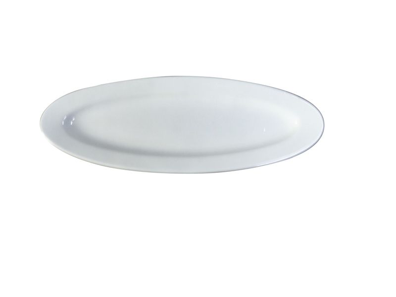 Platter Wh Narrow Long Oval41x14