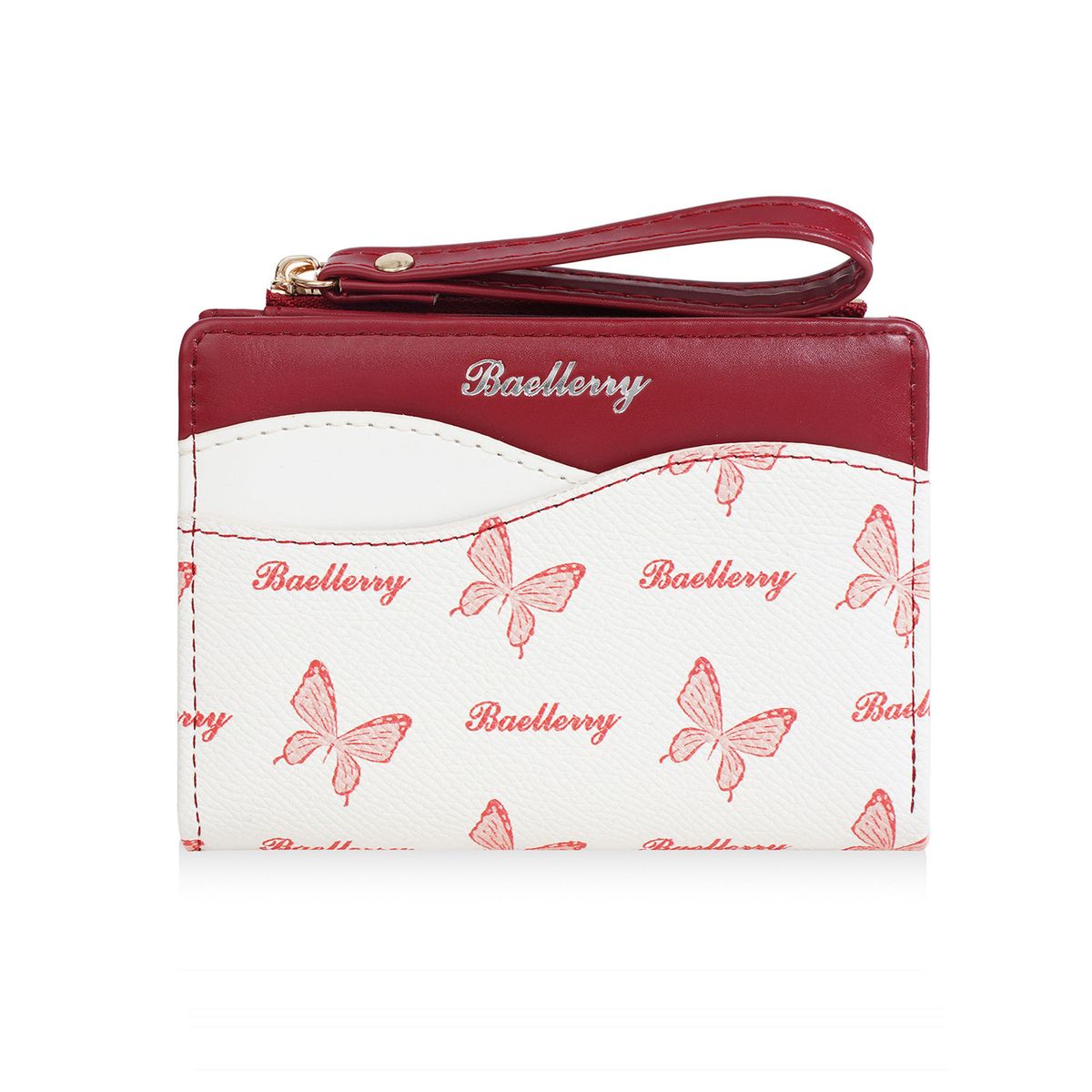 Women's Zipper Coin PU Leather Purse: Compact Wallet with Card Holder