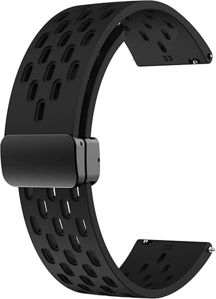 Magnetic Watch Band 18mm 19mm 20mm 22mm Quick Release Silicone Sport