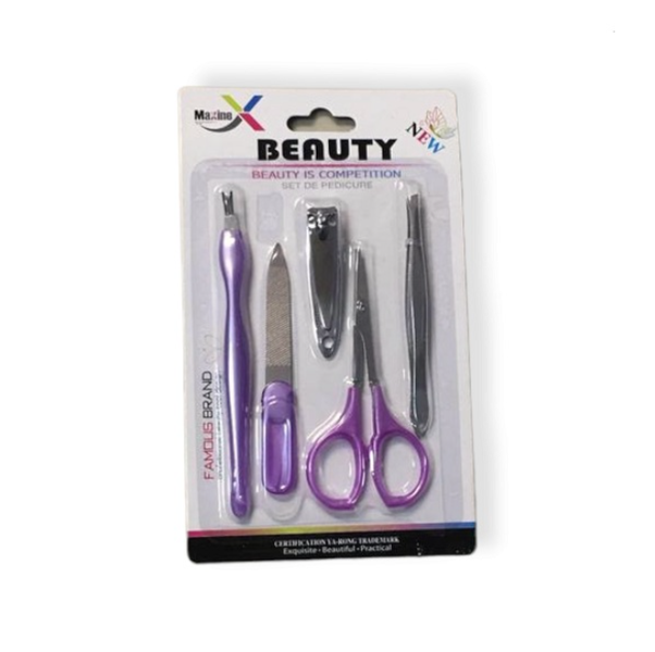 Maxine 5-Piece Nail Trim Kit 1831455 - Grooming Clippers &amp; Tools Set
