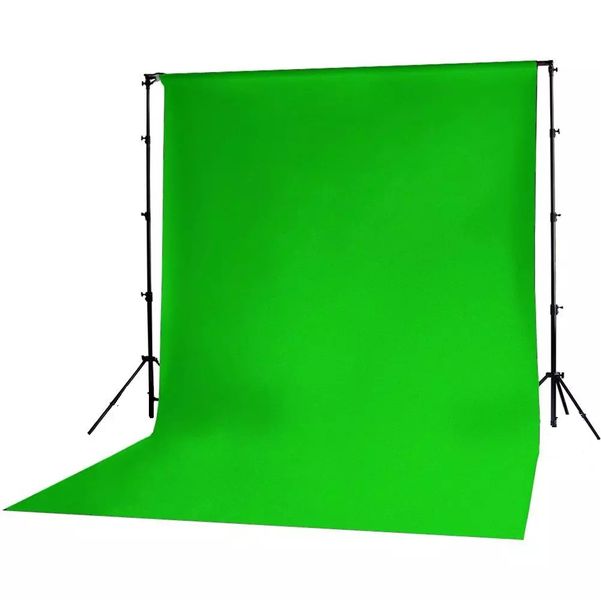 Green 3x2m Photography Muslin backdrop and 2.88mx3m Backdrop Stand