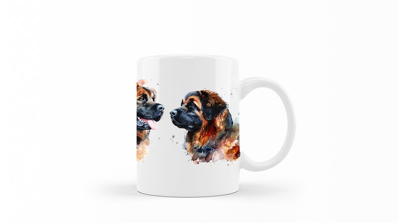 Leonberger Printed Coffee Mug