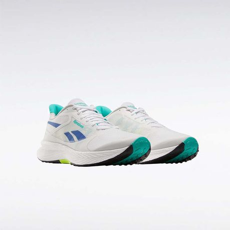 Reebok Men s Floatride Energy 6 Road Running Shoes White Unleashed Green Kinetic Blue