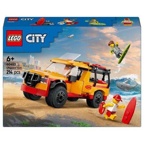 LEGO® City Lifeguard Beach Rescue Truck Playset 60453 Image