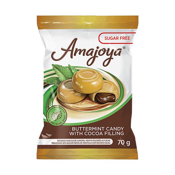 Amajoya Sugar-Free Buttermint Cocoa 70g 2 Pack