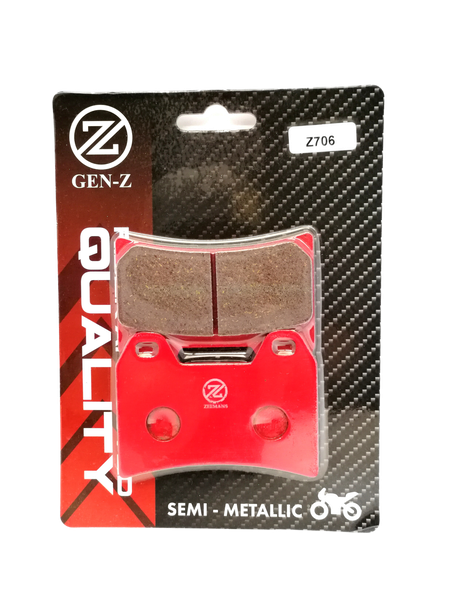 Gen-Z Semi-Metallic Front Brake Pads (Z706) Univ image