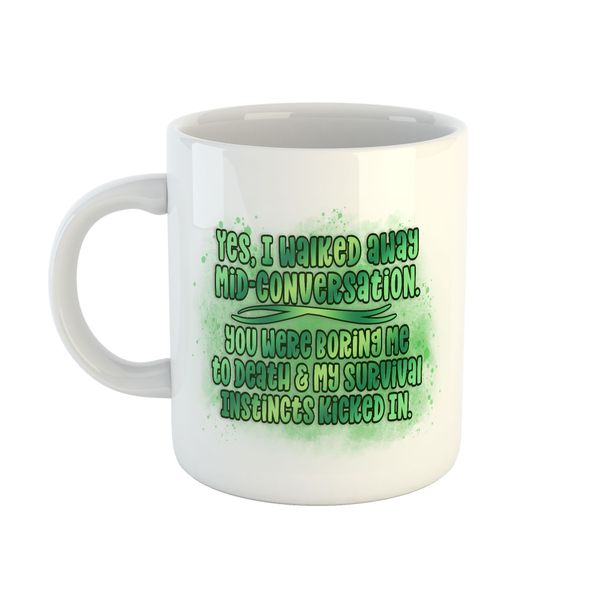 Mug Sarcastic - Yes I Walked Away