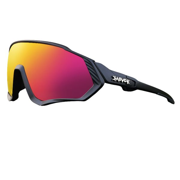 Kapvoe Polarized Cycling Sunglasses - Black