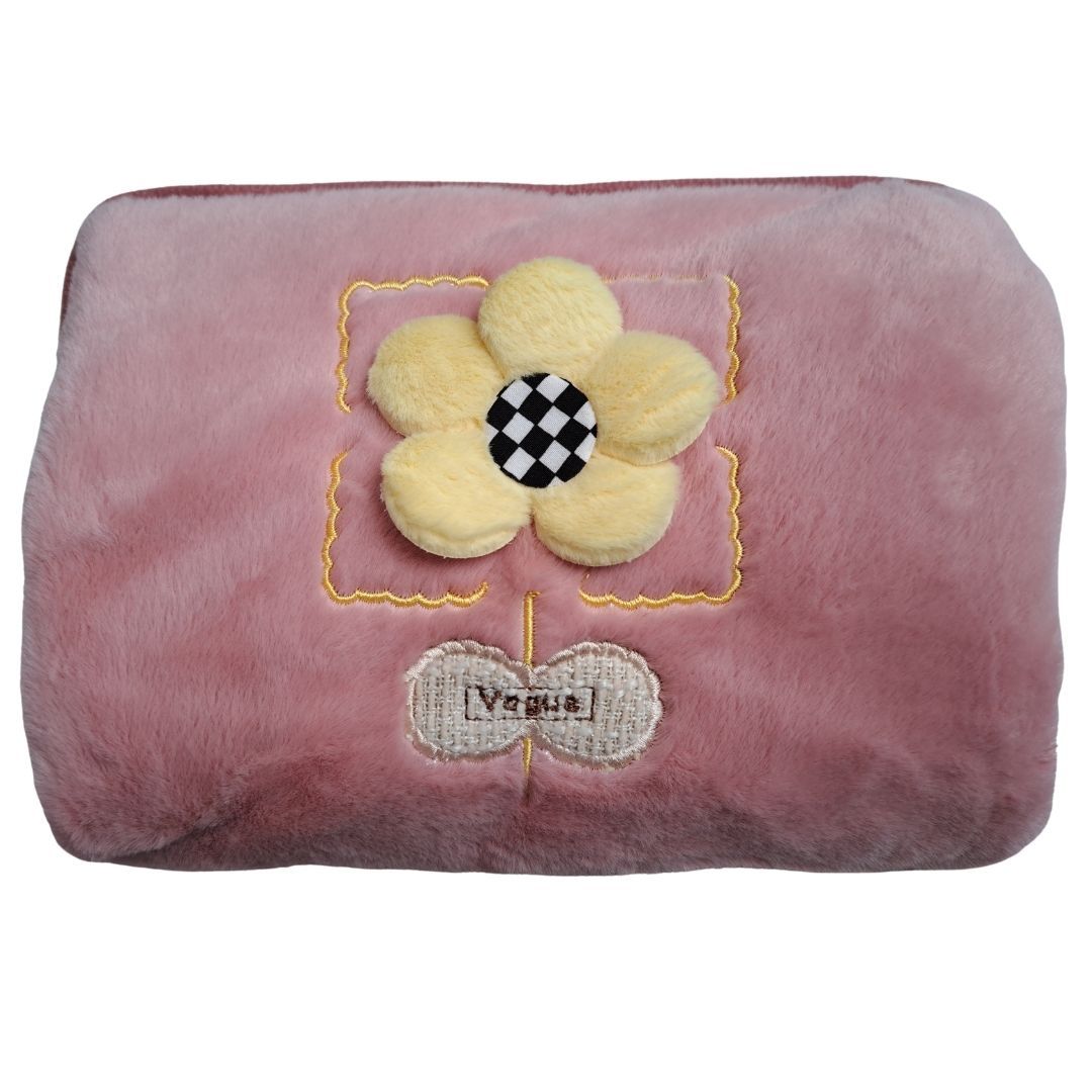 Faux fur Electric Hot Water Bottle And Hand Pocket Buy Online in