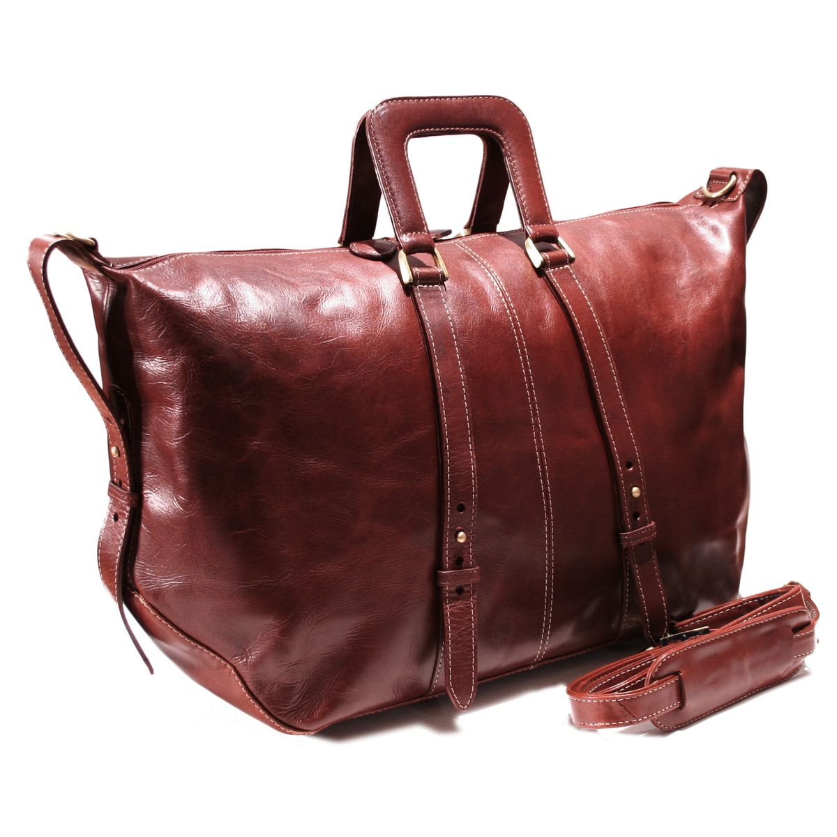 leather travel bag za