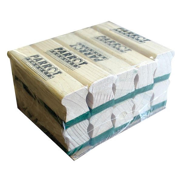 Chalk Board Wood Duster (150x35mm - Pack of 10 - Green) - Pack of 3
