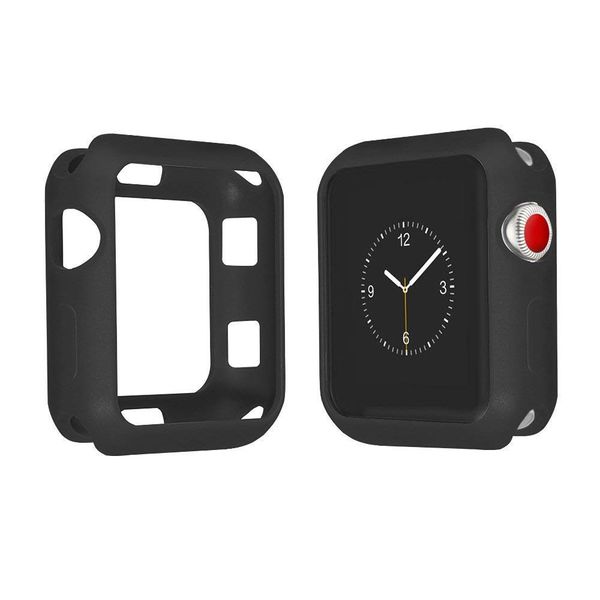 Resilient Shock Absorption Case for Apple Watch - Black (42mm)