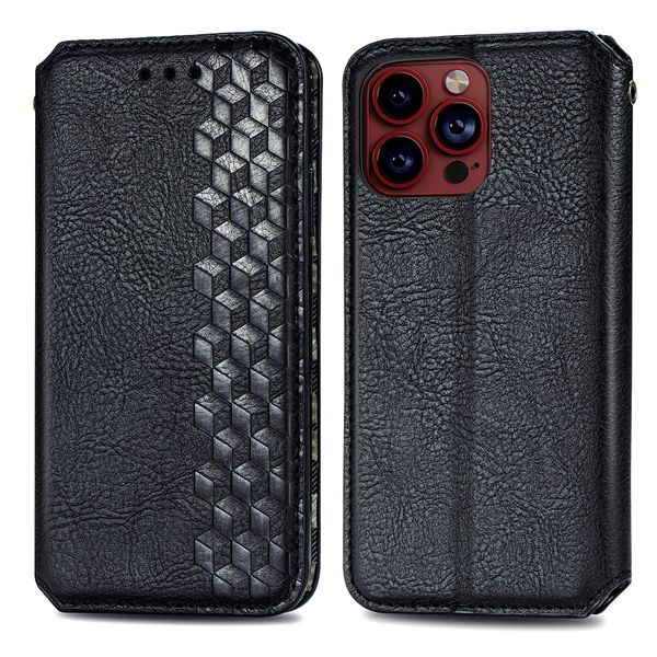 Flip Case Compatible With iPhone 15 Pro Max Magnetic Wallet Cover
