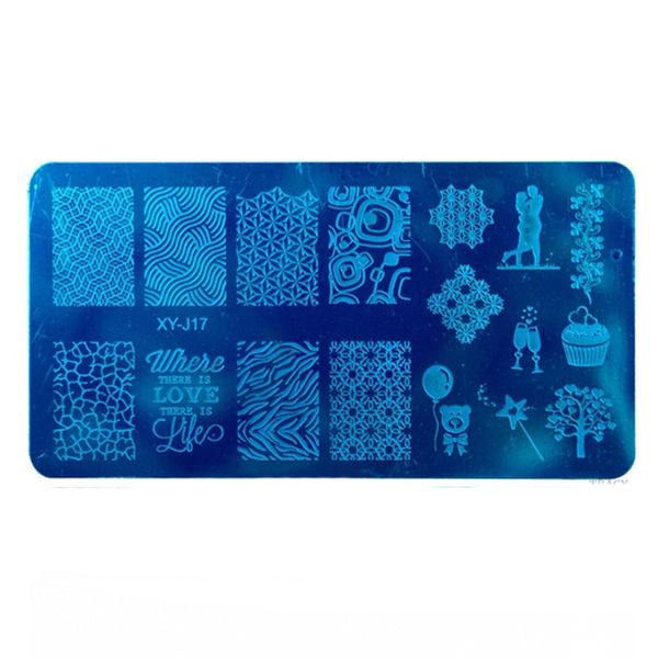 3 Piece Stamping Nail Art Stamp Templates Nail Stencils | Buy Online in  South Africa 