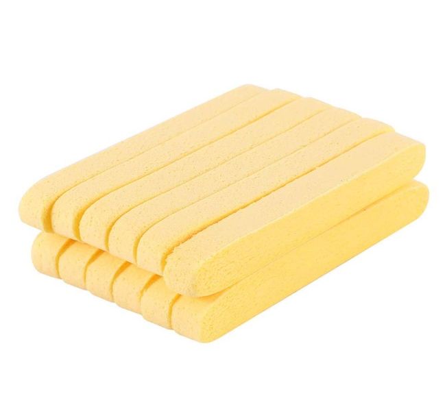 Pack of Yellow Compressed Facial Sponges