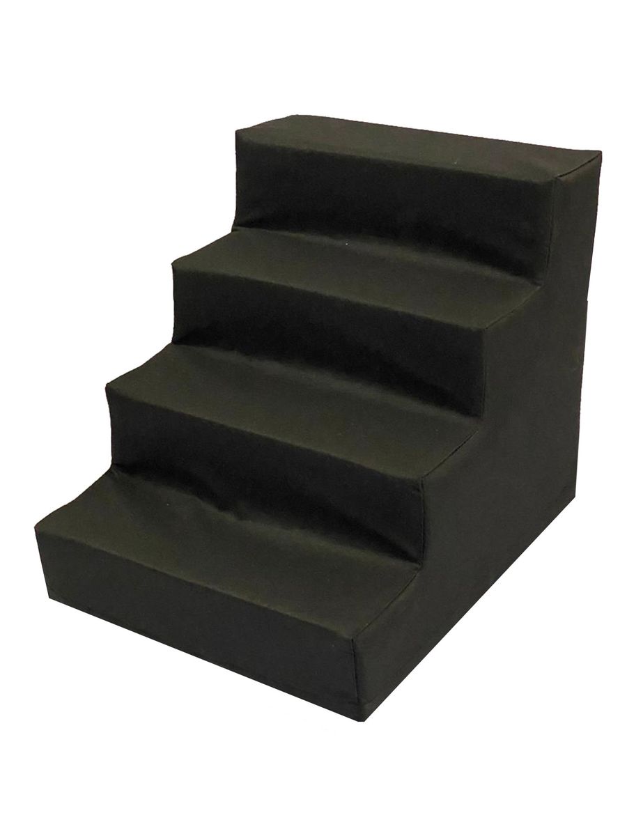 Doggie Steps Narrow 4 StepBlack Canvas Shop Today. Get it