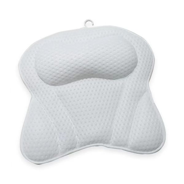 Bathtub Spa Pillow Luxury Bath Pillow With 4D Air Mesh