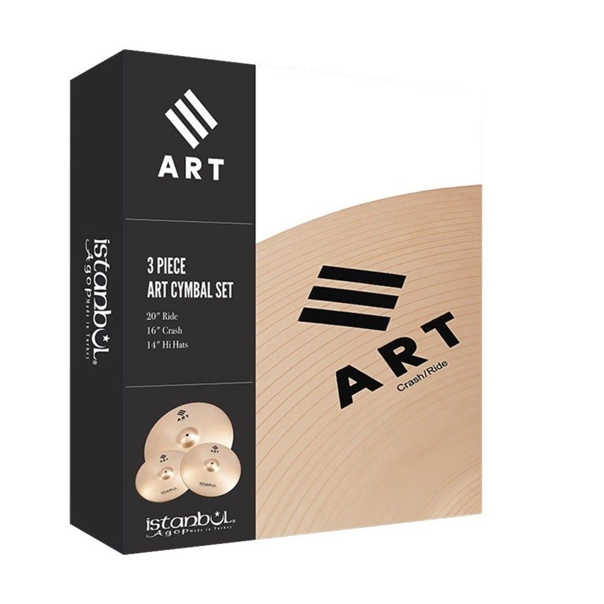 Istanbul Agop Cymbal Pack ART Series with Free Cymbal Bag