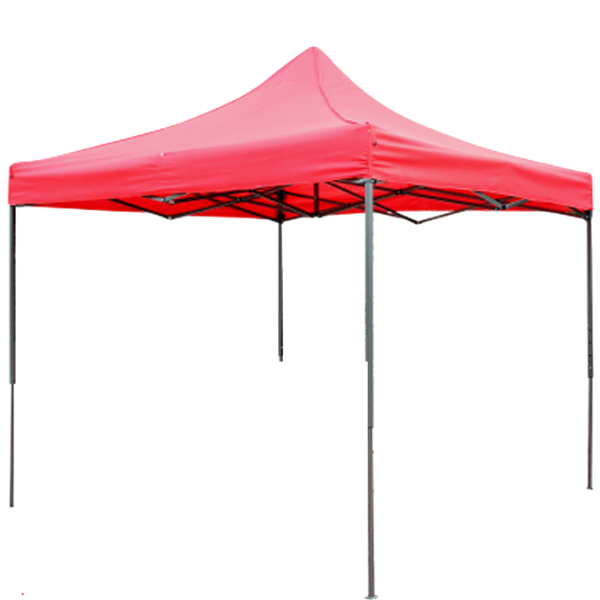 Milside Craft Portable Foldable Pop Up Gazebo Tent Canopy - Red - 3m x 3m