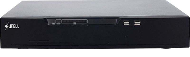 Sunell NVR 32-Channel, 4bay, 1x LAN, 16x PoE, H.265