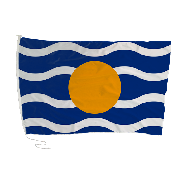 West Indies Flag with Rope and Toggle - 180 x 120cm