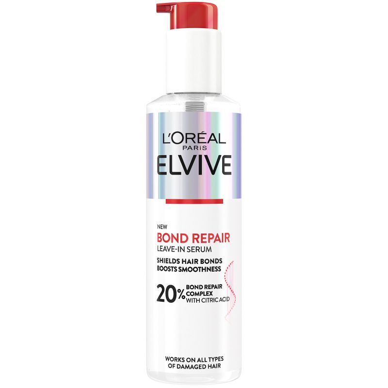 LOreal Paris Elvive Bond Repair Leave-in Serum, for Damaged Hair ...