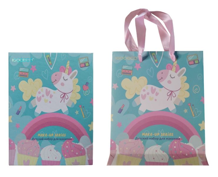 Kids Magical Unicorn Make Up and Nail Palette with Matching Gift Bag