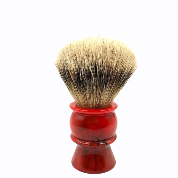 Shaving brush Yaqi Red Marble Silvertip Badger
