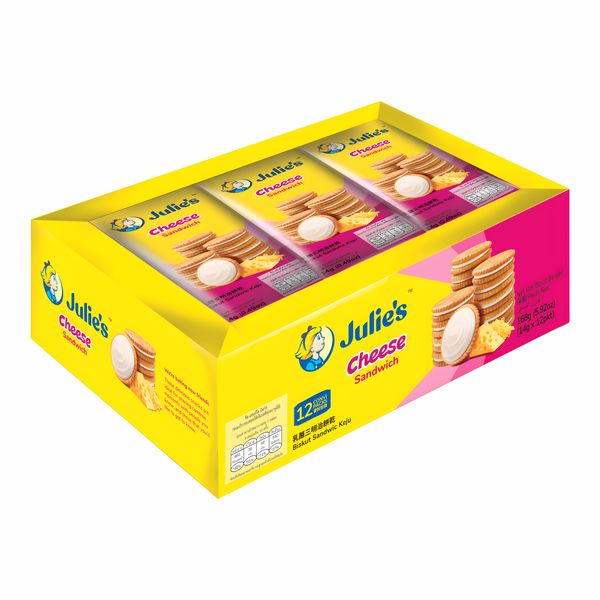 Julie's Cheese Sandwich 168grm (12's)