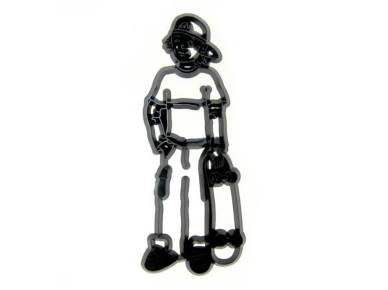 Patchwork Cutters Skateboarder Sugarcraft Cake Icing Fondant Decorating