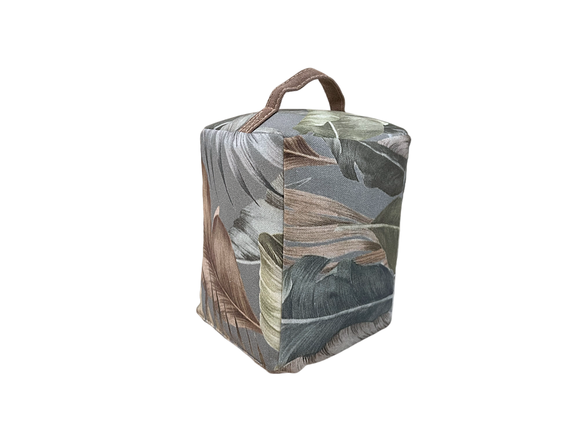 Rectangular Leaf Fabric Doorstop