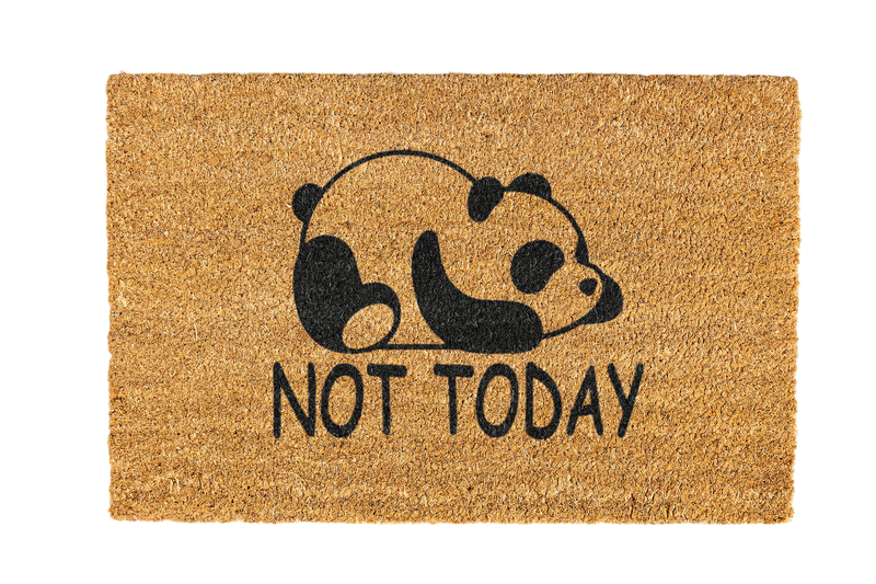 Not Today Coir Doormat Design 700 x 400mm