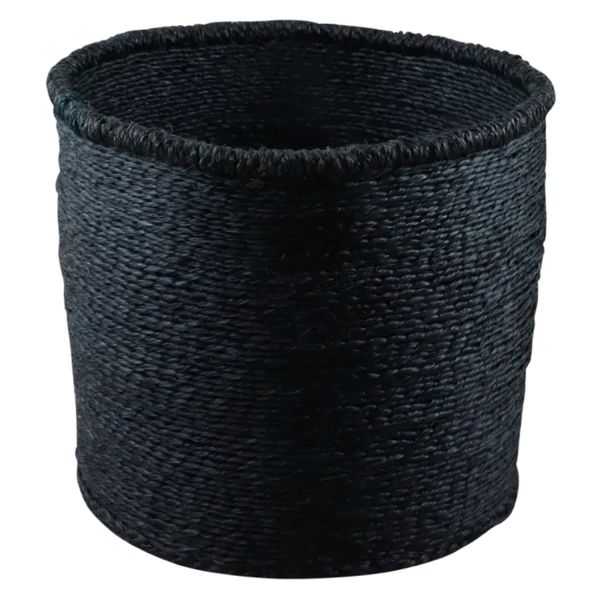 Ward Grey Black Indoor Large Basket