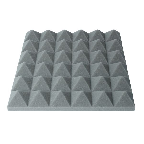 Acoustic Sound Foam Panels - Grey 30cm
