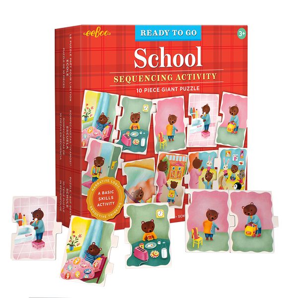 eeBoo - Sequencing Activity Puzzle for Kids - School