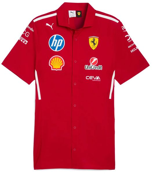 2025 Scuderia Ferrari F1 Men's Team Shirt
