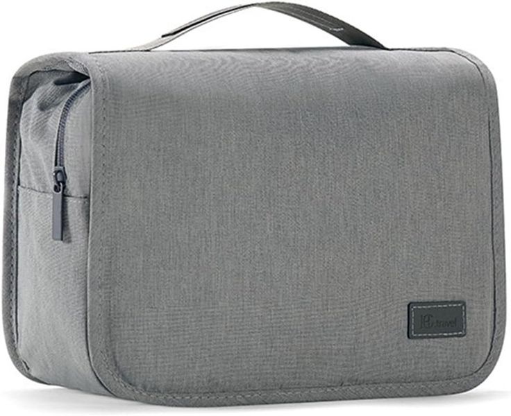 Waterproof Hanging Travel Toiletry Bag - Grey