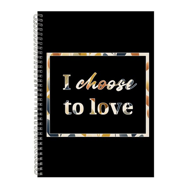 Choose A4 Notebook Spiral Lined Motivational Saying Graphic Notepad Gift224