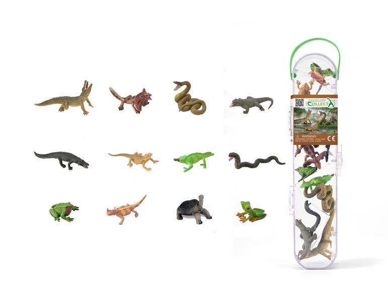 Collecta Box Of Mini Reptiles &amp; Amphibians