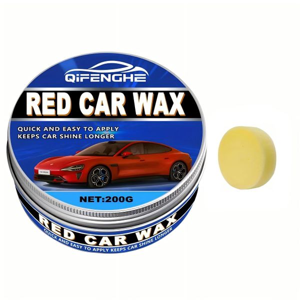 Red Car Wax 200g - 90 Day Shine &amp; Scratch Guard